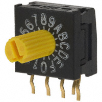 NKK Switches - FR01KC16H-S - SW ROTARY DIP HEX COMP 100MA 5V