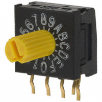 NKK Switches - FR01KC16H-S - SW ROTARY DIP HEX COMP 100MA 5V