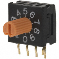 NKK Switches - FR01KR10H-S - SWITCH ROTARY DIP BCD 100MA 5V