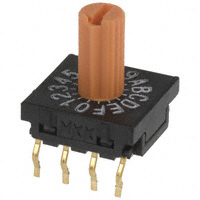 NKK Switches - FR01KR16P-S - SWITCH ROTARY DIP HEX 100MA 5V