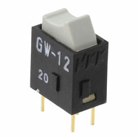 NKK Switches - GW12RHP - SWITCH ROCKER SPDT 0.4VA 28V