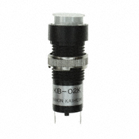 NKK Switches - KB02KW01-5D-JB - SW PB ILLUM RND AMB CLR/WHT SLD