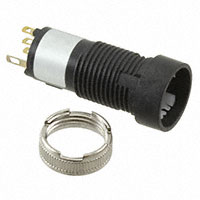 NKK Switches - KB15CKG01 - SWITCH PUSH SPDT 0.4VA 28V