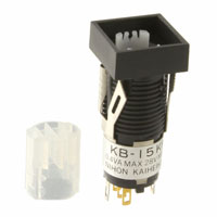 NKK Switches - KB15KKG01 - SWITCH PUSH SPDT 0.4VA 28V
