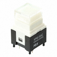 NKK Switches - KP0215ACAKG036CF-1FJB - SWITCH PUSH SPST-NO 0.1A 12V