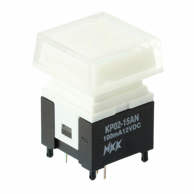 NKK Switches - KP0215ANBKG036CF-3FJB - SWITCH PUSH SPST-NO 0.1A 12V