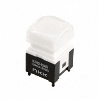 NKK Switches - KP0215ASBKG03RGB-2SJB - SWITCH PUSH SPST-NO 0.1A 12V