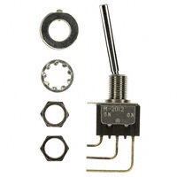 NKK Switches - M2012E4S1G40 - SWITCH TOGGLE SPDT 0.4VA 28V