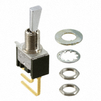 NKK Switches - M2012ES1G40 - SWITCH TOGGLE SPDT 0.4VA 28V
