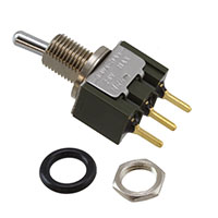 NKK Switches - M2012S3D3G03 - SWITCH TOGGLE SPDT 0.4VA 28V