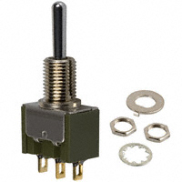 NKK Switches - M2012SS1G01 - SWITCH TOGGLE SPDT 0.4VA 28V
