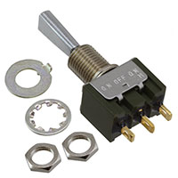 NKK Switches - M2019ED1G01 - SWITCH TOGGLE SPDT 0.4VA 28V