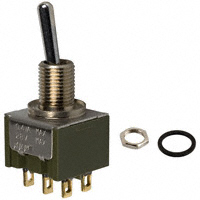 NKK Switches - M2022SD3G01 - SWITCH TOGGLE DPDT 0.4VA 28V
