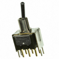 NKK Switches - M2022SS2G13 - SWITCH TOGGLE DPDT 0.4VA 28V