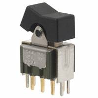 NKK Switches - M2022TXG13 - SWITCH ROCKER DPDT 0.4VA 28V