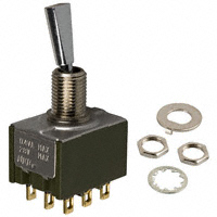 NKK Switches - M2032ES1G01 - SWITCH TOGGLE 3PDT 0.4VA 28V