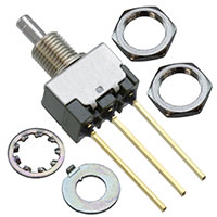NKK Switches - MB2411E1G06 - SWITCH PUSHBUTTON SPDT 0.4VA 28V