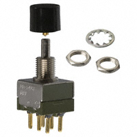 NKK Switches - MB2461E1G03-HA - SWITCH PUSH DPDT 0.4VA 28V