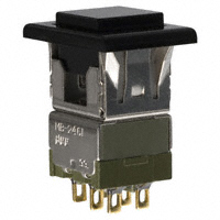 NKK Switches - MB2461JG01-A-1A - SWITCH PUSH DPDT 0.4VA 28V
