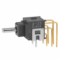 NKK Switches - A2SHV - SWITCH TOGGLE DPDT 0.4VA 28V