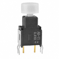 NKK Switches - AB11BB-HB - SWITCH PUSH SPST-NO 0.4VA 28V