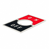 NKK Switches - AT215 - PLATE ON/OFF FOR 12MM BUSHING