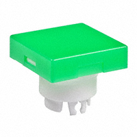 NKK Switches - AT3001FB - CAP PUSHBUTTON SQUARE GRN/WHITE