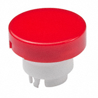 NKK Switches - AT3002CB - CAP PUSHBUTTON ROUND RED/WHITE
