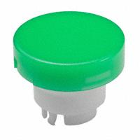 NKK Switches - AT3002FB - CAP PUSHBUTTON ROUND GREEN/WHITE