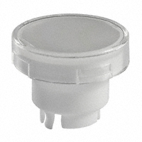 NKK Switches - AT3005JB - CAP PUSHBUTTON ROUND CLEAR/WHITE