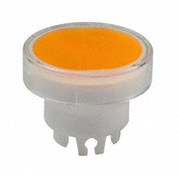 NKK Switches - AT3005JD - CAP PUSHBUTTON ROUND CLR/AMBER