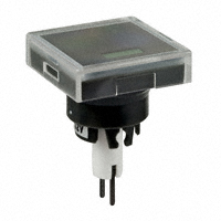 NKK Switches - AT3010F02JA - CAP PUSHBUTTON SQUARE CLEAR/BLK
