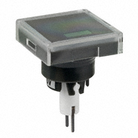 NKK Switches - AT3010F05JA - CAP PUSHBUTTON SQUARE CLEAR/BLK
