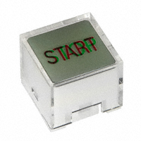 NKK Switches - AT3023J02 - CAP PUSHBUTTON SQ CLEAR/GRN/RED