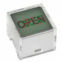 NKK Switches - AT3023J04 - CAP PUSHBUTTON SQ CLEAR/GRN/RED