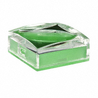 NKK Switches - AT3074JF - CAP PUSHBUTTON SQUARE CLEAR/GRN