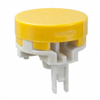 NKK Switches - AT4017E - CAP PUSHBUTTON ROUND YELLOW