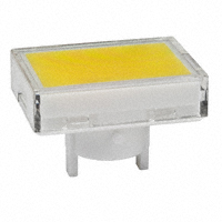 NKK Switches - AT4022JE - CAP PUSHBUTTON RECT CLEAR/YELLOW