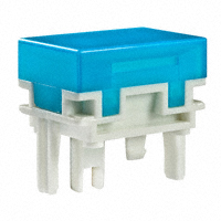 NKK Switches - AT4026GJ - CAP PUSHBUTTON RECTANGULAR BLUE
