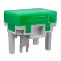 NKK Switches - AT4030F - CAP PUSHBUTTON RECTANGULAR GREEN