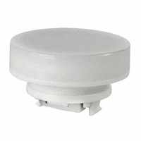 NKK Switches - AT4054BJ - CAP PUSHBUTTON ROUND WHITE