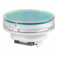 NKK Switches - AT4055JG - CAP PUSHBUTTON ROUND CLEAR/BLUE