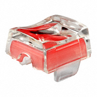 NKK Switches - AT4127SC - CAP ROCKER RECTANGULAR CLEAR/RED