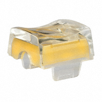 NKK Switches - AT4127SE - CAP ROCKER RECTANGULAR CLEAR/YEL
