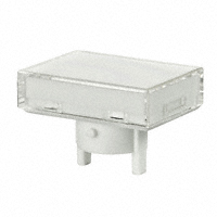 NKK Switches - AT4134JB - CAP PUSHBUTTON RECT CLEAR/WHITE