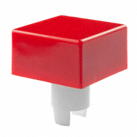 NKK Switches - AT419C - CAP PUSHBUTTON SQUARE RED