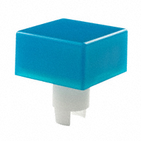 NKK Switches - AT419G - CAP PUSHBUTTON SQUARE BLUE