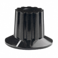 NKK Switches - AT433A - SWITCH MINI KNOB BLCK FR/MR SER