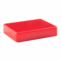 NKK Switches - AT452C - CAP PUSHBUTTON RECTANGULAR RED