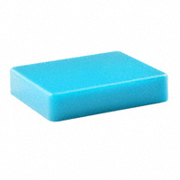 NKK Switches - AT452G - CAP PUSHBUTTON RECTANGULAR BLUE